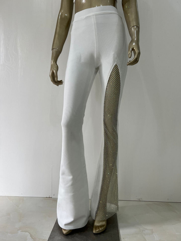 Diamond Mesh Bandage Pants