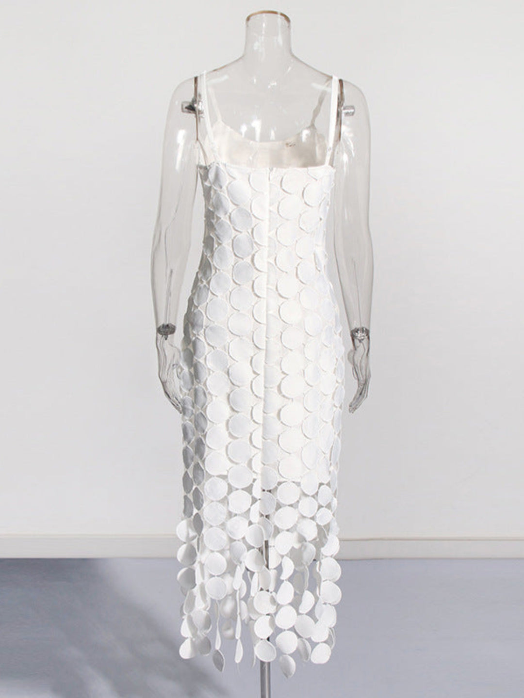 Temperament Stitching Fringed Dress