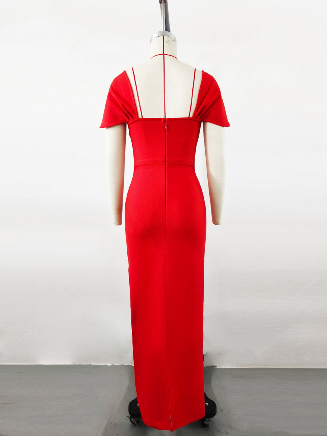 Temperament Diamond-encrusted Long Dress