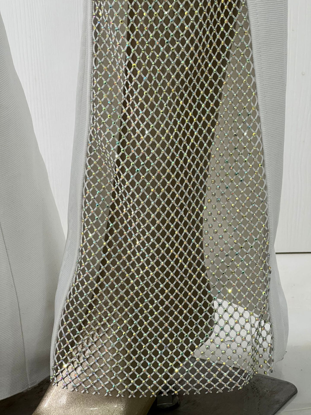 Diamond Mesh Bandage Pants