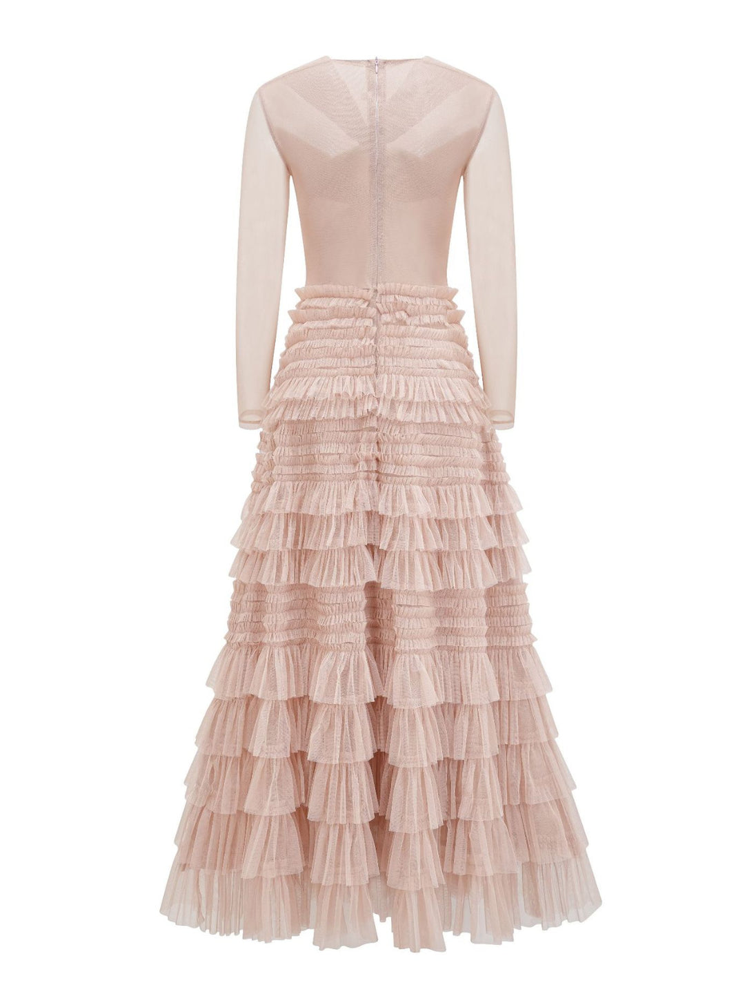 Jennifer Crushed Mesh Fabric Dress