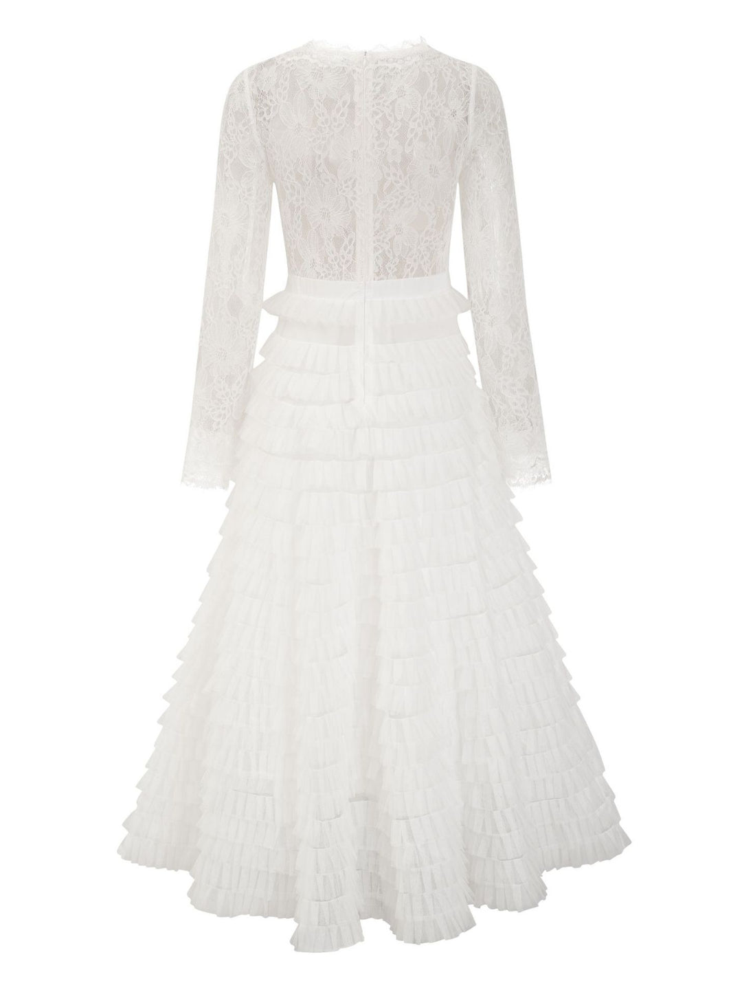 Scarlett Lace Mesh Fabric Hollow Out Dress