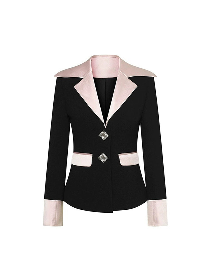 Diamond Bow Suit Two-piece Set