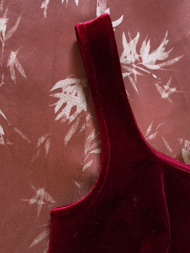 Vintage Floral Suspender Dress