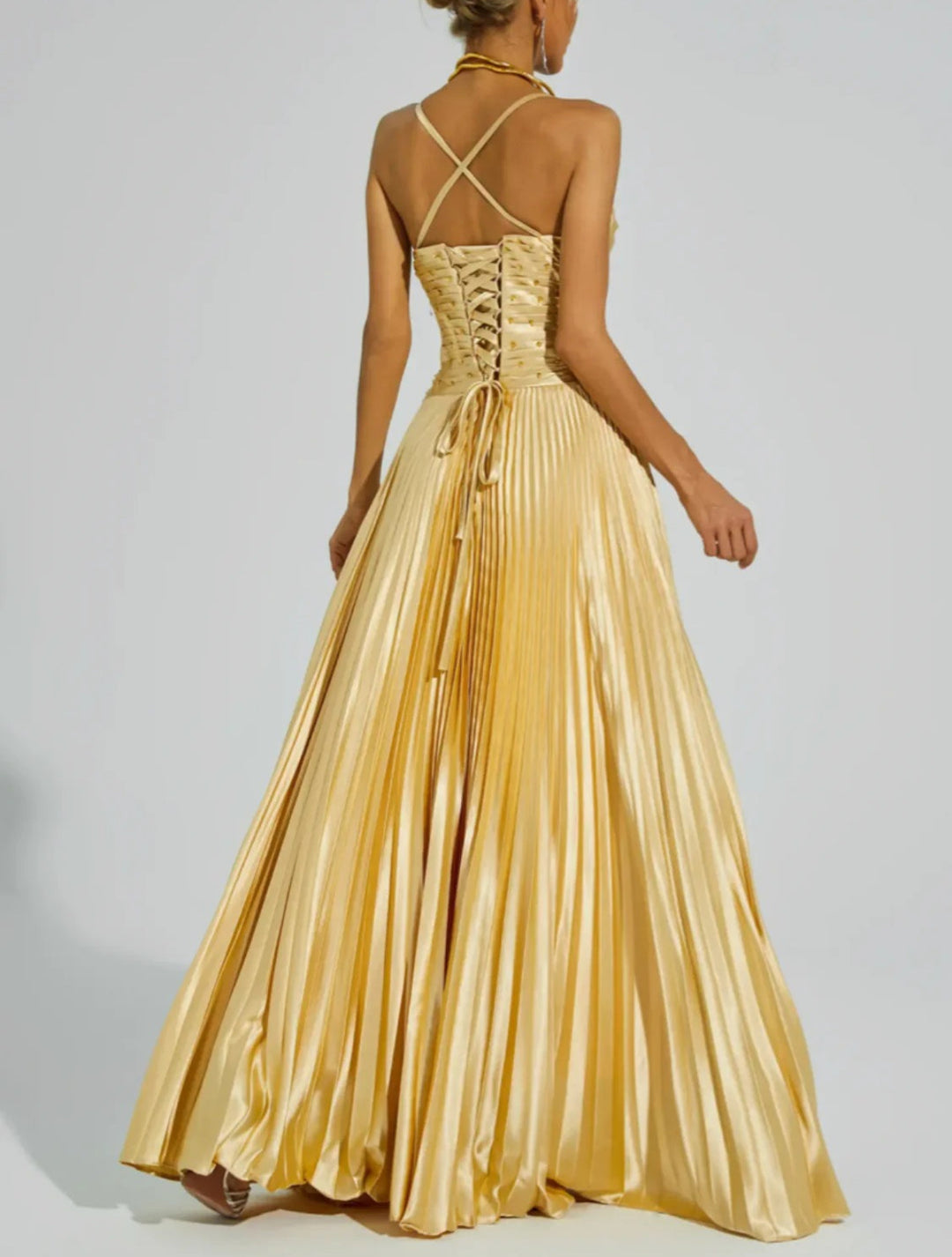 Elegant Beaded Maxi Dress