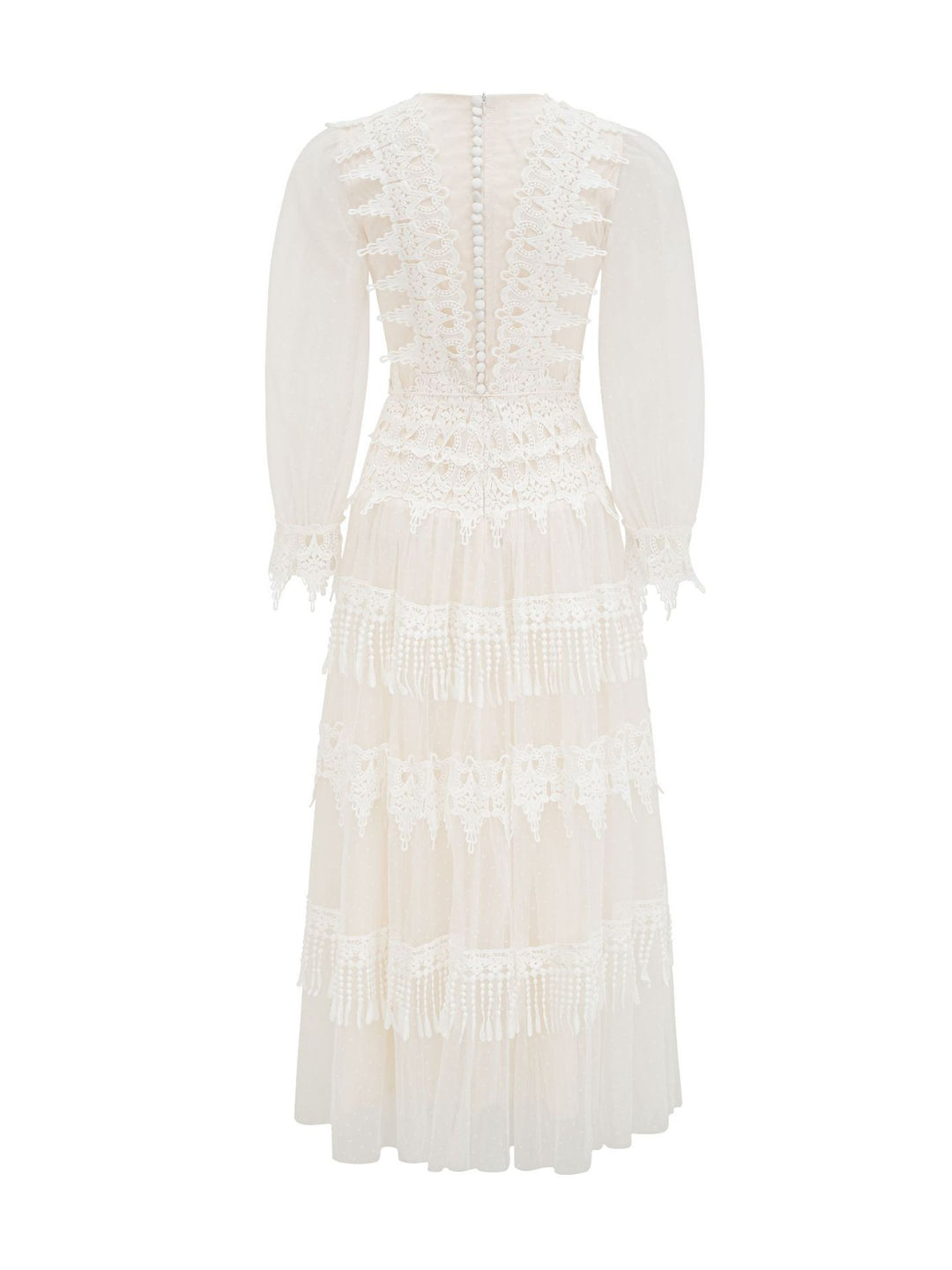 Aubrey Mesh Fabric Hollow Out Dress