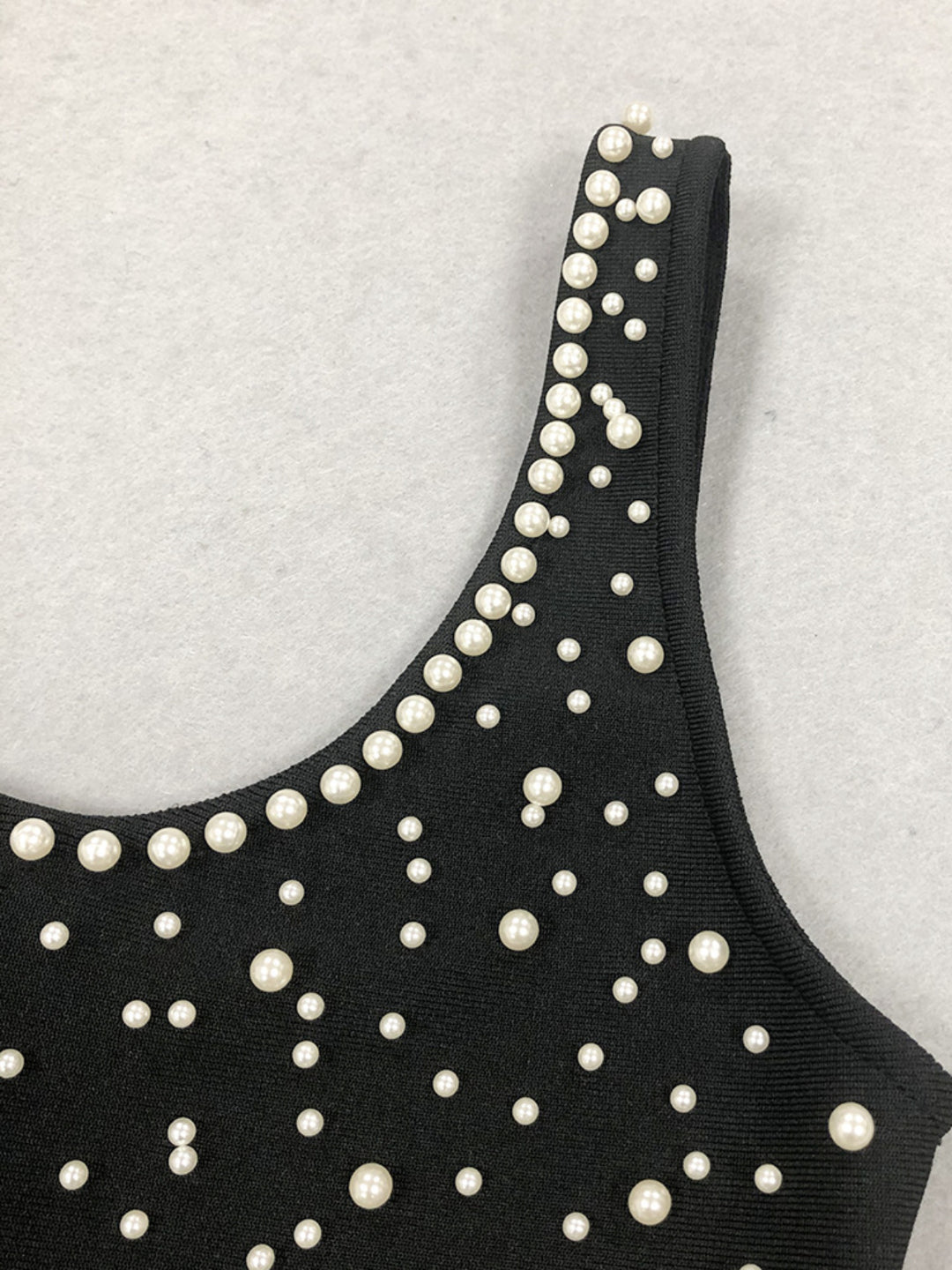 Margot Beaded Sleeveless Fishtail Dress