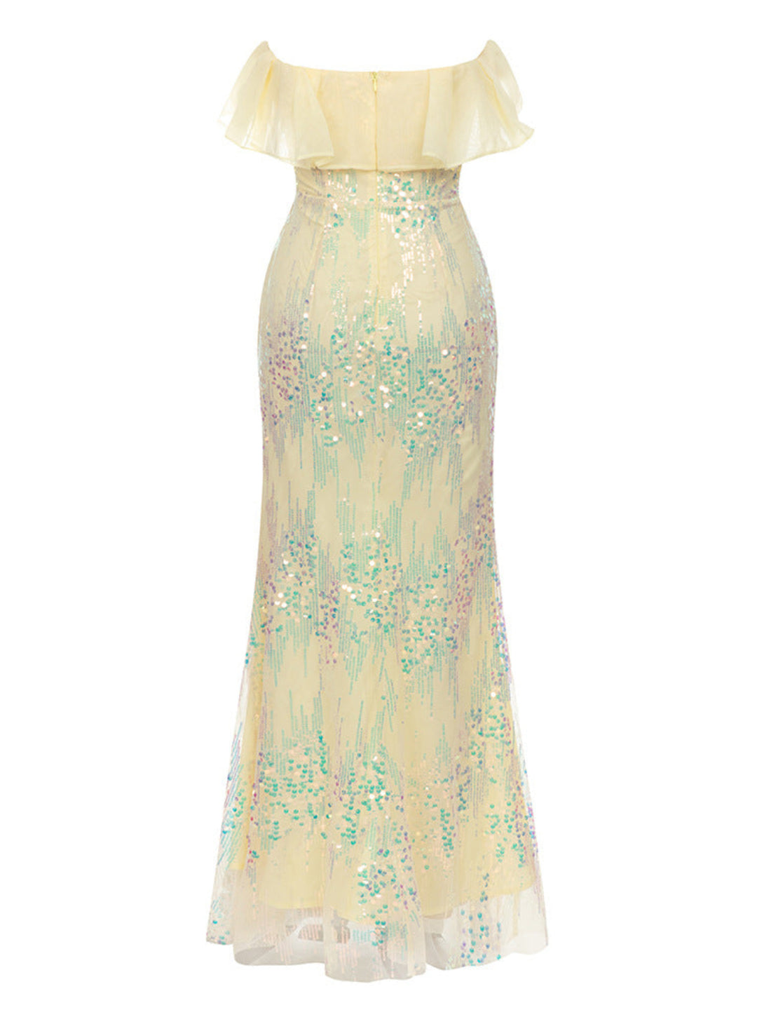 Temperament Tube Top Sequined Dress