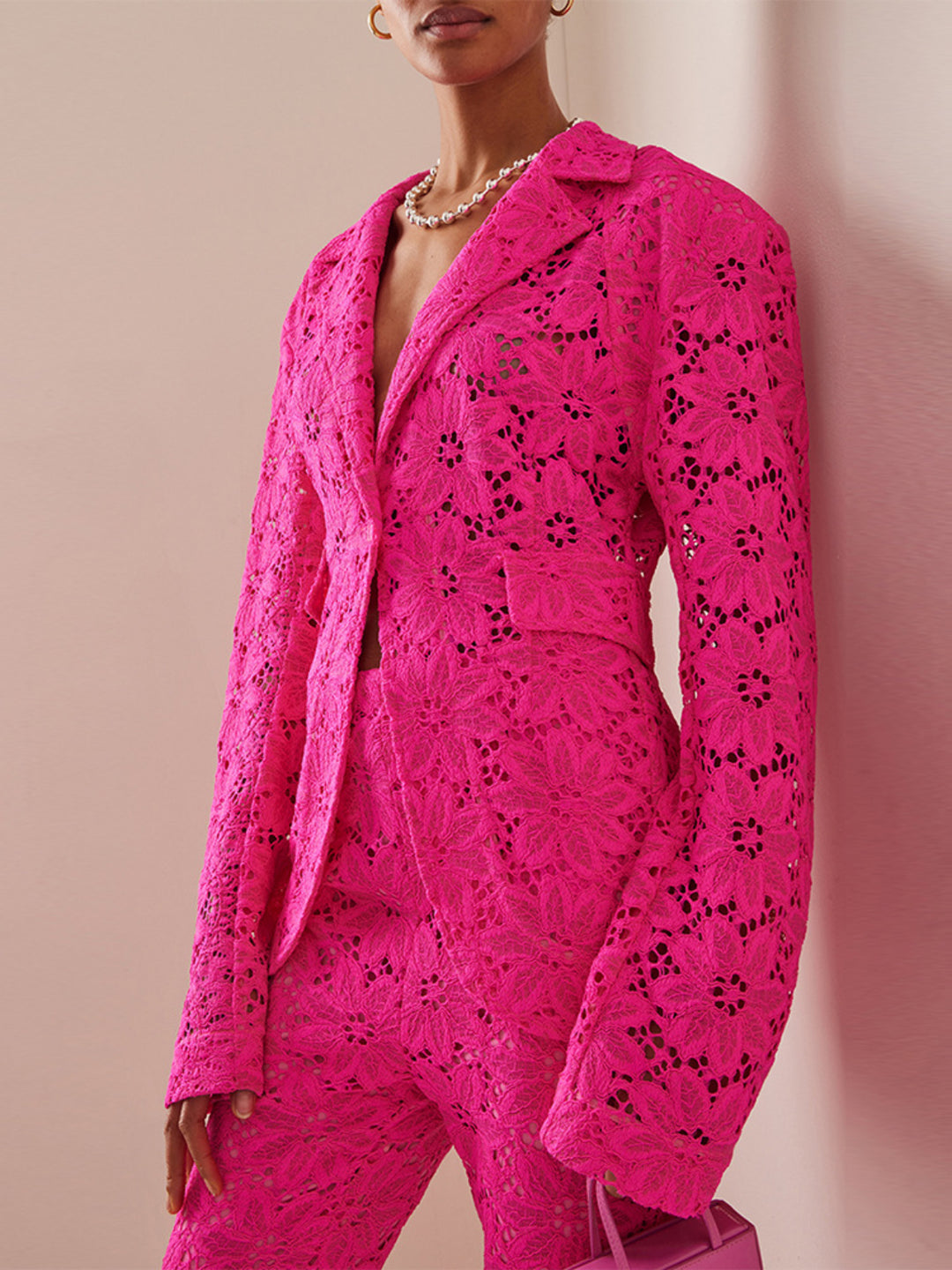 Lace Suit Two-piece Set