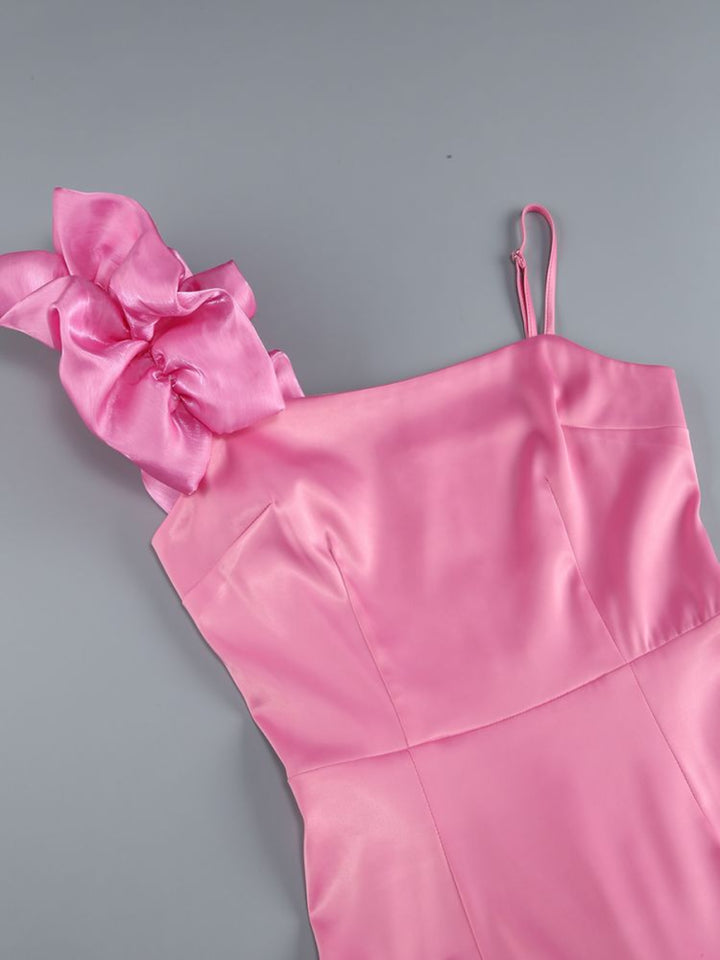 Fashion Pleated Suspender Mini Dress