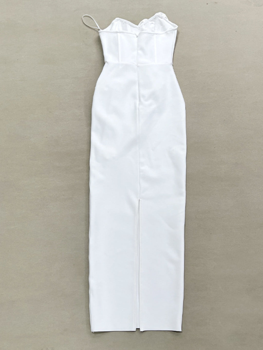 3D Flower Tube Top Maxi Dress