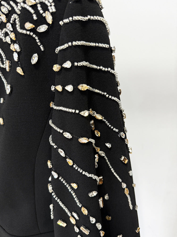 Fashion Lotus Leaf Sleeve Bead Two-piece Set