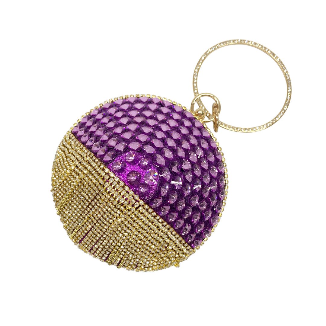 Vintage Fringed Rhinestone Tote Bag