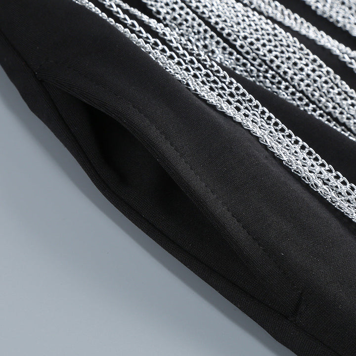 Elegant Chain Fringed Jumpsuit