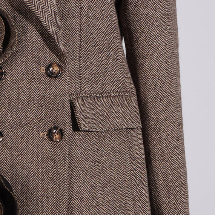 3D Flower Splicing Blazer