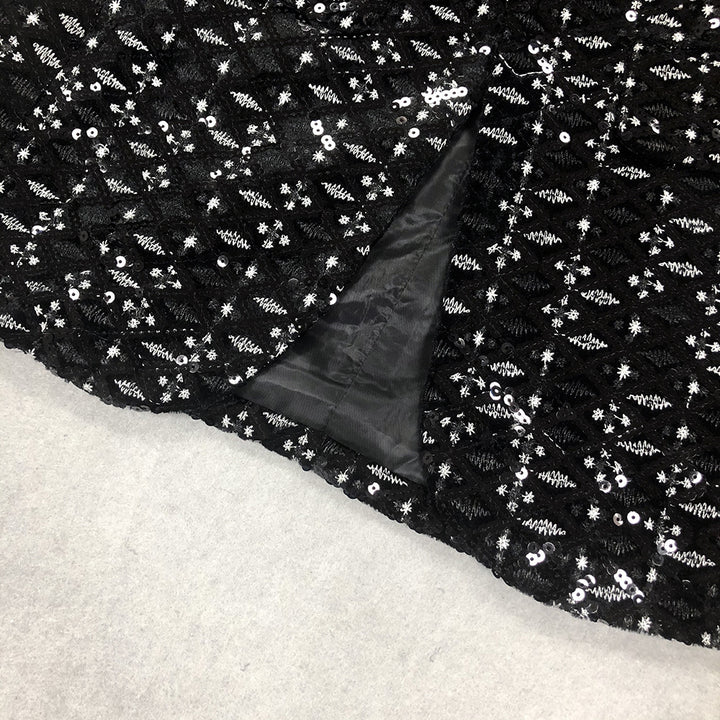 Temperament Sequined Suit Two-piece Set