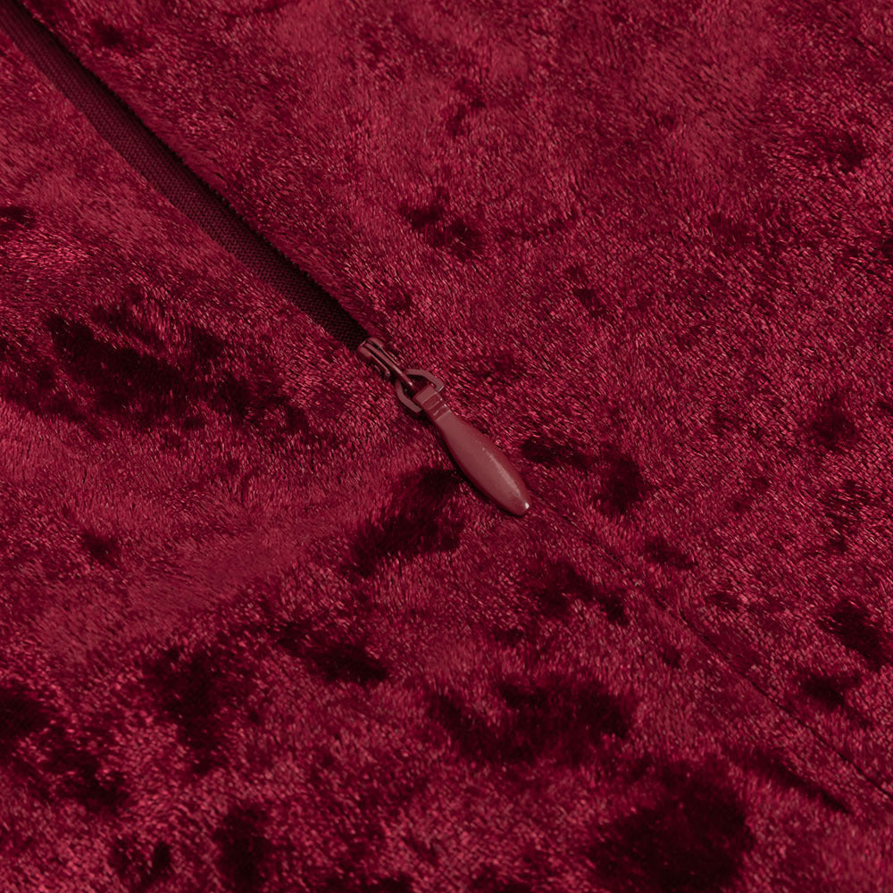 Simple Solid Color Long-sleeved Hollow Maxi Dress