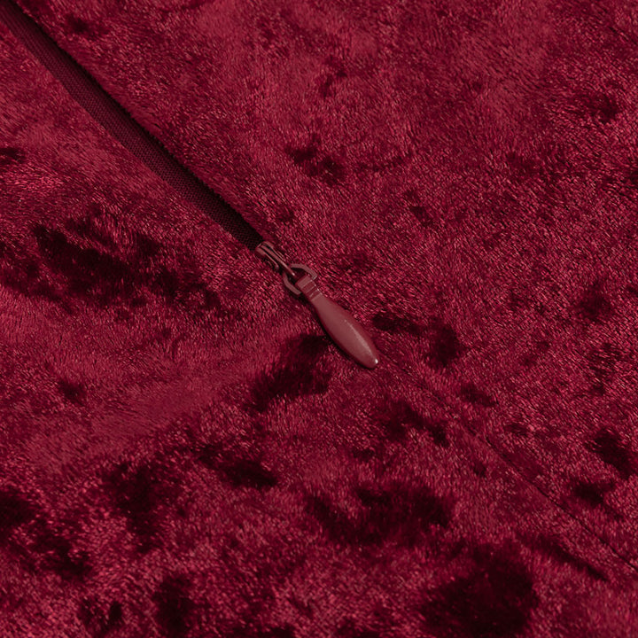 Simple Solid Color Long-sleeved Hollow Maxi Dress