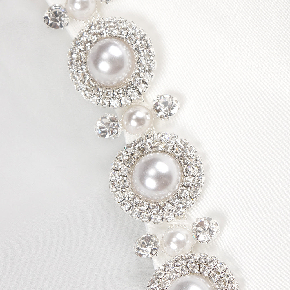 Elegant Pure White Mesh Mini Dress