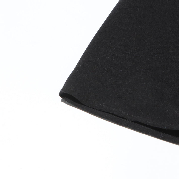 MARGOT French Style Lapel Hollow Hook Pattern Belt Long Skirt for Women