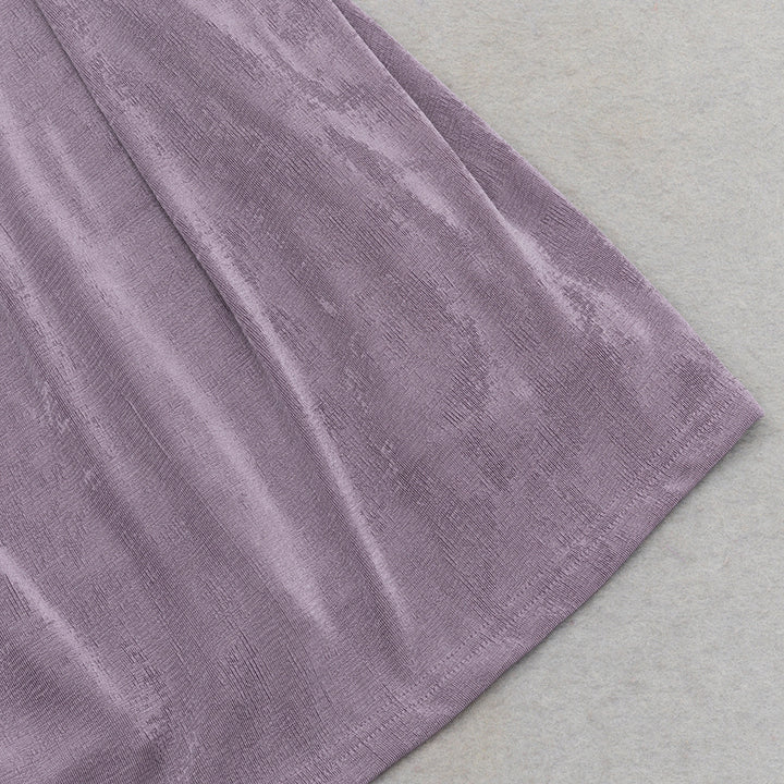 Temperament Solid Color Off-the-shoulder Maxi Dress