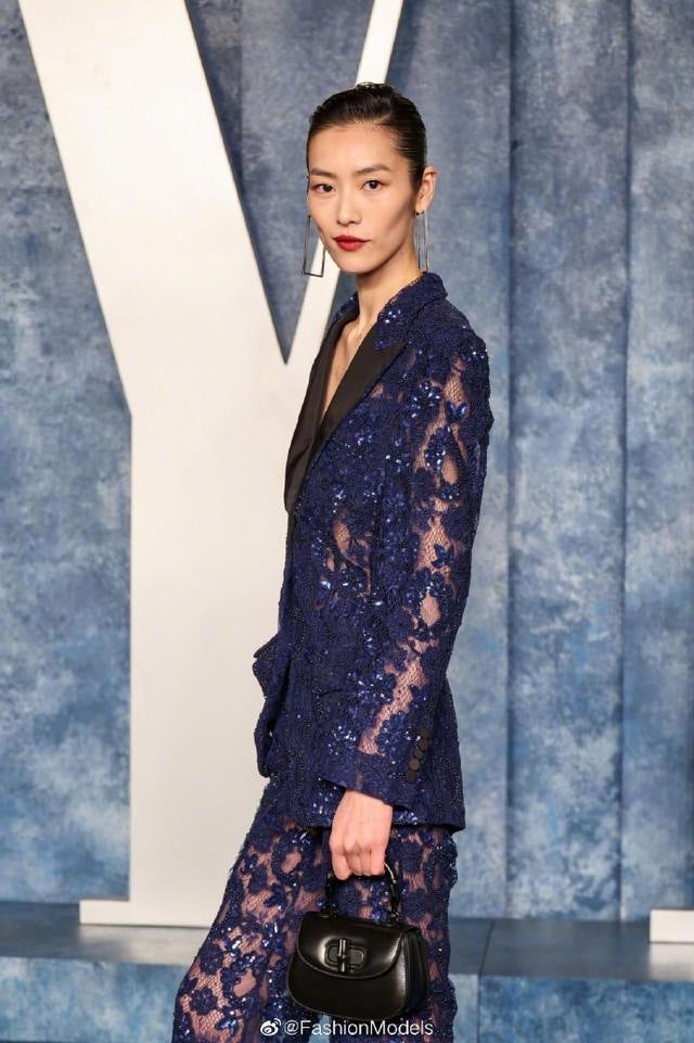 Fashion Beaded Lace Suit Two-piece Suit