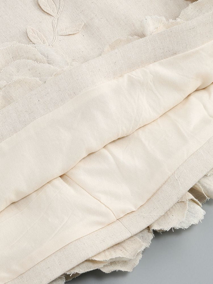 Elegant Off-the-shoulder Flower Mini Dress