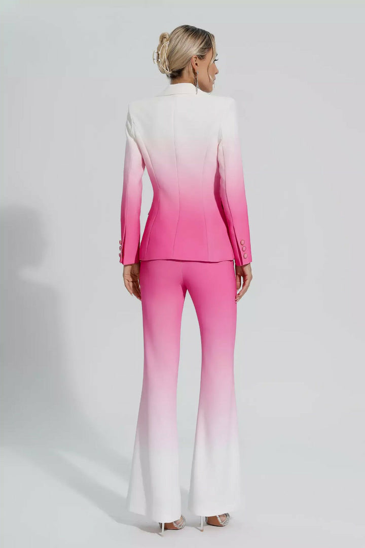 Temperament Gradual Change Color Suit Two Suits